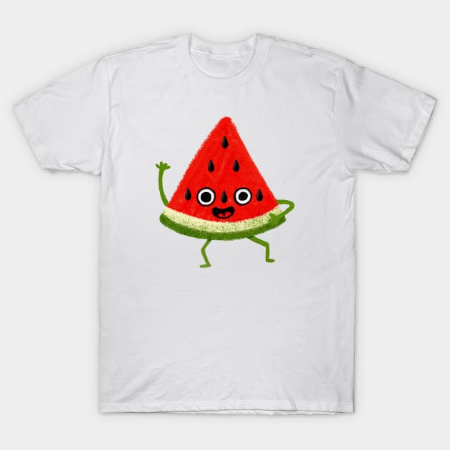 Happy watermelon T-Shirt by Doodle Workshop